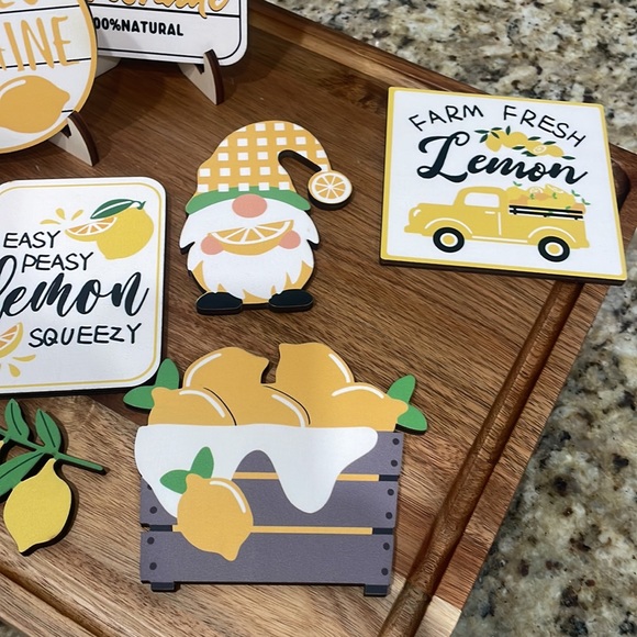 Lemon Decor 11 piece set - Picture 3 of 3